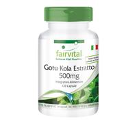 fairvital Centella Asiatica, 120 capsule, con 500 mg di estratto di Centella Asi