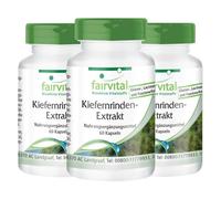 Fairvital Estratto di corteccia di pino 100 mg 180 capsule (60 x 3) ad alto