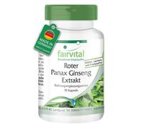 fairvital Estratto di Ginseng Rosso Panax, 400 mg di estratto di ginseng coreano