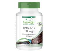 fairvital Estratto di riso rosso 600 mg, 120 capsule vegane, fermentato, 2,95 mg