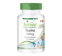 fairvital Taurina 500 mg, 60 compresse, ad alto dosaggio con 500 mg per compress
