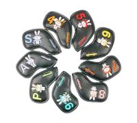 Fairway Head Cover Set - 9 Count Rabbit Constellation Pattern | Durable Golf Club Protectors with Soft Interior & Decorative Style for Tournaments Practice and Everyday Golf Enthusiasts
