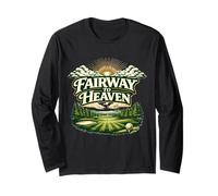 Fairway to Heaven Golf - Vintage Retro per Golfisti Man Cave Maglia a Manica