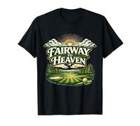 Fairway to Heaven Golf - Vintage Retro per Golfisti Man Cave Maglietta