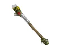 Fairy Altar Decor - Occult Altar Ornament, Wiccan Fairy Wand Medium Size Spiritual with Decorative Design, Resin Witch Wand Crystal, Detail Spiritual Decor Meditation, Divination Wan for Living Room