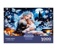 Fairy Baby Moon 1000 Pezzi Puzzle Premium Mystic Lunar Grace Bundle Puzzle Cartone Robusto - DIY Divertimento Famiglia, Bella Decorazione, Regalo Di Compleanno Per Appassionati 38x26cm/1000pcs