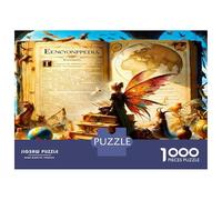 Fairy Book World 1000 Pezzi Bundle Puzzle Magical Story Journey Puzzle Cartone Extra Spesso - Preferito Dai Collezionisti, Relax Mentale, Pause Ufficio, Viaggio E Regali Festivi 70x50cm/1000pcs