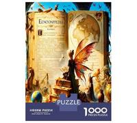 Fairy Book World 1000 Pezzi Puzzle Magical Story Journey Set Puzzle Cartone Premium - Anti-stress E Decorazione Murale, Regalo Per Donne E Uomini, Stimola Lo Sviluppo Cognitivo 70x50cm/1000pcs