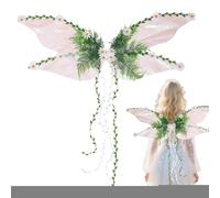Fairy Butterfly Wings, 3D Flowers, Soft and Airy Design, Natural Inspired Aesthetic, Creative Costume Props, Dress-Up, for Women Kids Cosplay, 32,28 x 13,39 x 23,62 pollici