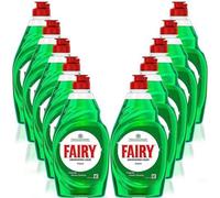 "Fairy Detersivo per Piatti, Confezione da 10 scatole da 320 ml, Verde