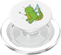 Fairy Dino con bacchetta magica PopSockets PopGrip per MagSafe