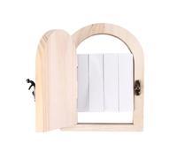 Fairy Door Socket Cover - Solid Wood Switch Sticker Protective Wall Plate Cover | Self Adhesive Decorative Outlet Guard For Child Pet Safety Wall Hole Switch Panel Stain Protection Home Decor