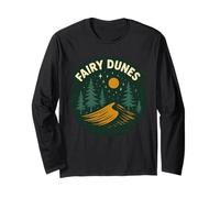 Fairy Dunes Camicia Indiana Beach Pine Trees Luna Maglia a Manica