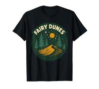 Fairy Dunes Camicia Indiana Beach Pine Trees Luna Maglietta