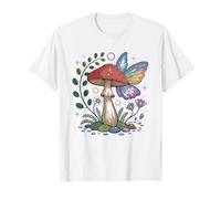 Fairy Garden Butterfly Teacup Planter Miniature Craft Maker Maglietta