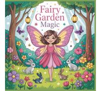 Fairy Garden Magic Coloring Book for Kids Ages 6 to 10: Cute Fairies Flowers and Happy Garden Adventures to Color
