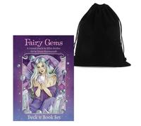 Fairy Gems A Cristallo Oracle Deck & Libro Set US Giochi Sistemi Con Borsa FRG40