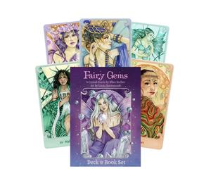 Fairy Gems A Cristallo Oracle Deck & Libro Set US Giochi Sistemi Magico