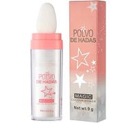 Fairy Highlight Patting Powder Highlighter,Body Brightens the Natural Three-dimensional Face Powder Blusher, Makeup Glitter Powder Stick,Brightenning Contouring Shinning Glowing Makeup (White)