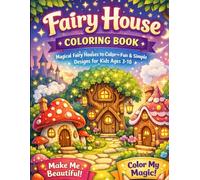 Fairy House Coloring Book for Kids