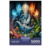 Fairy Magic Garden 1000 Pezzi Puzzle Per Adulti Enchanted Nature Puzzle Cartone Extra Spesso - Anti-stress E Viaggio, Regalo Natale 12+, Allenamento Mentale Per Adulti E Bambini 70x50cm/1000pcs