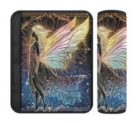 Fairy Neon Tarocchi Card 2 Pack seggiolino auto pad cinghia protegge il collo e le spalle per la maggior parte delle auto forro para cinturon de seguridad