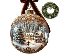Fairy Ornament - Christmas Ornament | Flat Acrylic Christmas Tree Decoration | Holiday Ornament, Christmas Fairy Ornament, Cute And Whimsical Fairy Ornament, Christmas Decoration - Acrylic Ornament