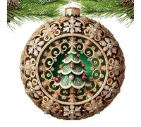 Fairy Ornament - Christmas Ornament | Flat Acrylic Christmas Tree Decoration | Holiday Ornament, Christmas Fairy Ornament, Cute And Whimsical Fairy Ornament, Christmas Decoration - Acrylic Ornament