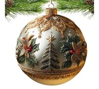 Fairy Ornament - Christmas Ornament | Flat Acrylic Christmas Tree Decoration | Holiday Ornament, Christmas Fairy Ornament, Cute And Whimsical Fairy Ornament, Christmas Decoration - Acrylic Ornament
