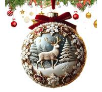 Fairy Ornament - Christmas Ornament | Flat Acrylic Christmas Tree Decoration | Holiday Ornament, Christmas Fairy Ornament, Cute And Whimsical Fairy Ornament, Christmas Decoration - Acrylic Ornament