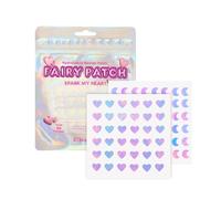 Fairy Patch Spark My Heart - patch olografiche lucide a forma di cuore e luna idrocolloide per macchie e imperfezioni, 84 cerotti, cura della pelle coreana