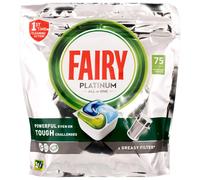 Fairy Platinum All-in-one Pastiglie per lavastoviglie, Confezione da 75 caps