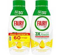 Fairy Platinum Detersivo Lavastoviglie Gel Liquido a Limone 60 Lavaggi 90037