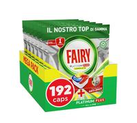 Fairy Platinum Detersivo Pastiglie Lavastoviglie Plus Brillantante 192 Capsule