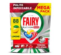 Fairy Platinum Detersivo Pastiglie Lavastoviglie Plus, Brillantante, 88 Capsule,