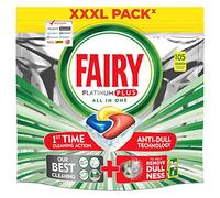 Fairy Platinum Plus All in One 105 capsule per lavastoviglie al limone