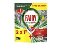 FAIRY PLATINUM PLUS Lemon, lavabile in lavastoviglie, 30 capsule