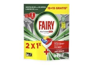 Fairy Platinum Plus Lemon Dishwasher 30 Capsules