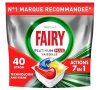 FAIRY Platinum Plus - Tavolette per lavastoviglie tutto in 1 limone, 40 ripiani