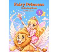 Fairy Princess Coloring Book for Kids Ages 4-8