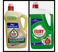 Fairy professionale detersivo piatti limone 10 lt azione sgrassante Giallo Verde