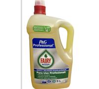 Fairy professionale detersivo piatti limone 5 lt. azione sgrassante stoviglie