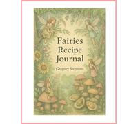 fairy recipe journal: cookbook, notebook, coloring book