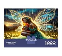 Fairy Sunflower Rain 1000 Pezzi Bundle Puzzle Luminous Nymph Charm Puzzle Classico Cartone Premium - Anti-stress E Decorazione Murale, Regalo Per Donne, Uomini E Anziani Appassionati 52x38cm/1000pcs