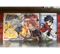 FAIRY TAIL + RAVE + EDENS ZERO - HIRO MASHIMA SET VARIANT COVER COMPONIBILE