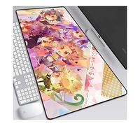 Fairy Tail Tappetino Mouse Gaming 900x 400mm XXL per Mouse e PC, 3mm Mouse Pad Antiscivolo Fondo in Gomma con Bordi Cuciti, B