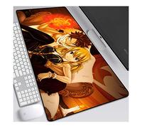 Fairy Tail Tappetino Mouse Gaming, Grande Anime Mouse Pad XXL 900x400mm Confortevole, Lavabile, 3mm Antiscivolo Tappetino Scrivania Supporto per Ufficio Computer, Adatto per computer e PC, D