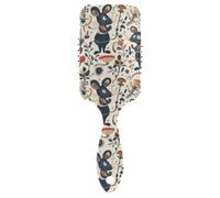Fairy Tale Cute Fancy Rats pennello carino per le donne capelli spessi Progettato bagnato spazzola asciutta per la perdita dei capelli con manico ergonomico cepillo para cabello
