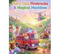 Fairy Tale Firetrucks & Magical Machines Colouring Book: Cute Fantasy Vehicle Adventures for Kids