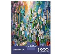 Fairy Tale Garden 1000 Pezzi Flowers Butterfly Puzzle Giocattoli Puzzle Giochi Decorazione Della Famiglia Per Adulti Romantico Regalo Per 70x50cm/1000pcs